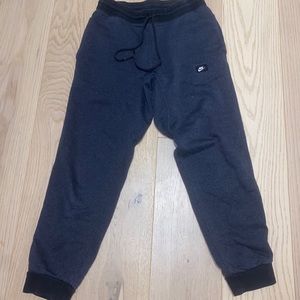 Navy blue Nike joggers